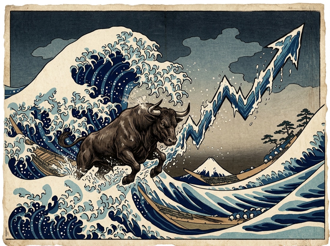 Ukiyo-e Bull